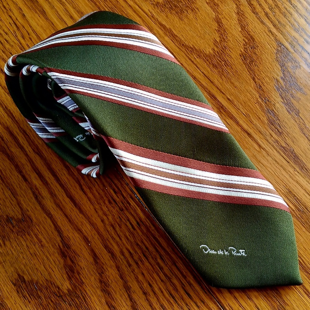 Oscar de la Renta Diamond Point Tie